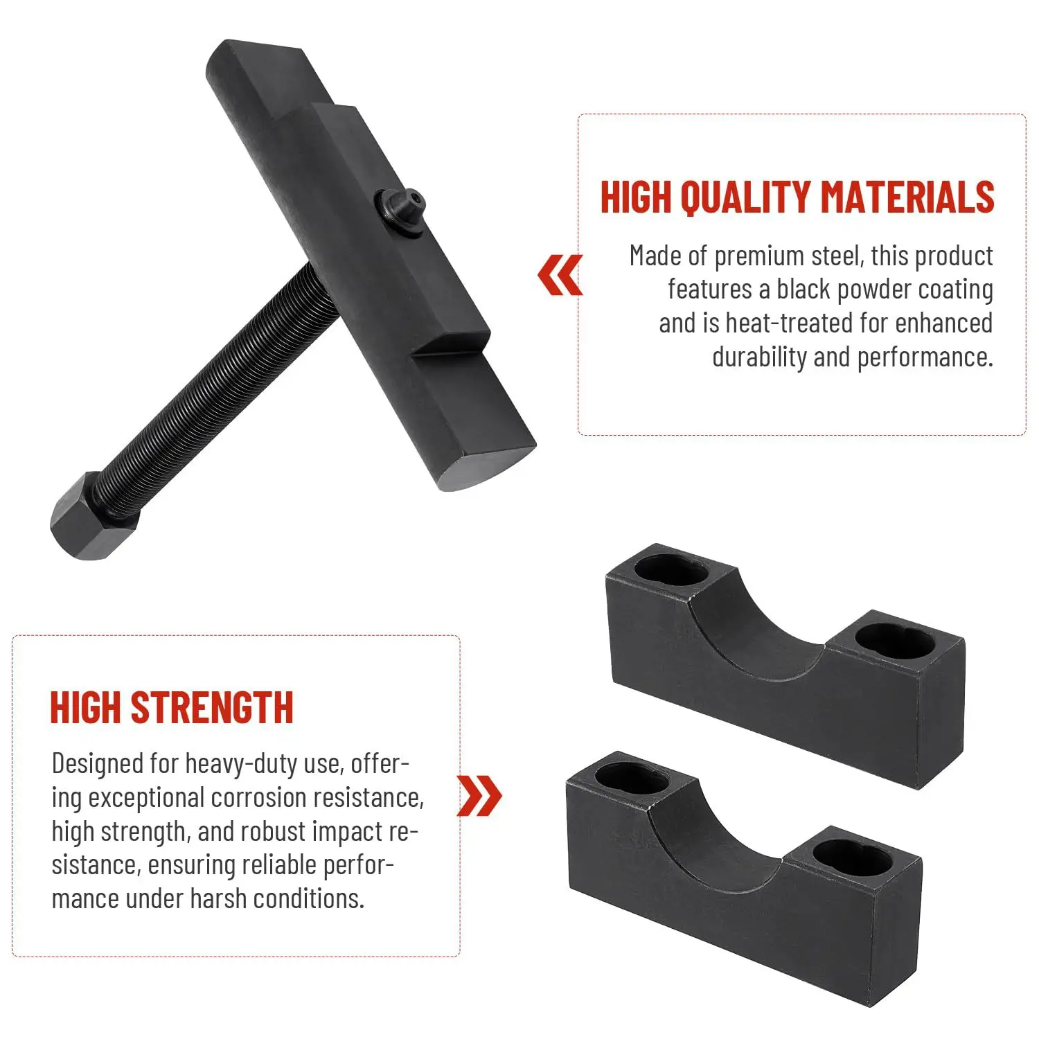 60050 10803 Yoke Puller Heavy Duty Shoulder Puller Removal Tool compatible with Class 6-8 Trucks