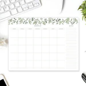 A4毎月のメモ帳毎週のプランナーデイリープランナーメモ学校オフィスの家庭用品24枚 12ベストセールスプランナーMENSILE -№5