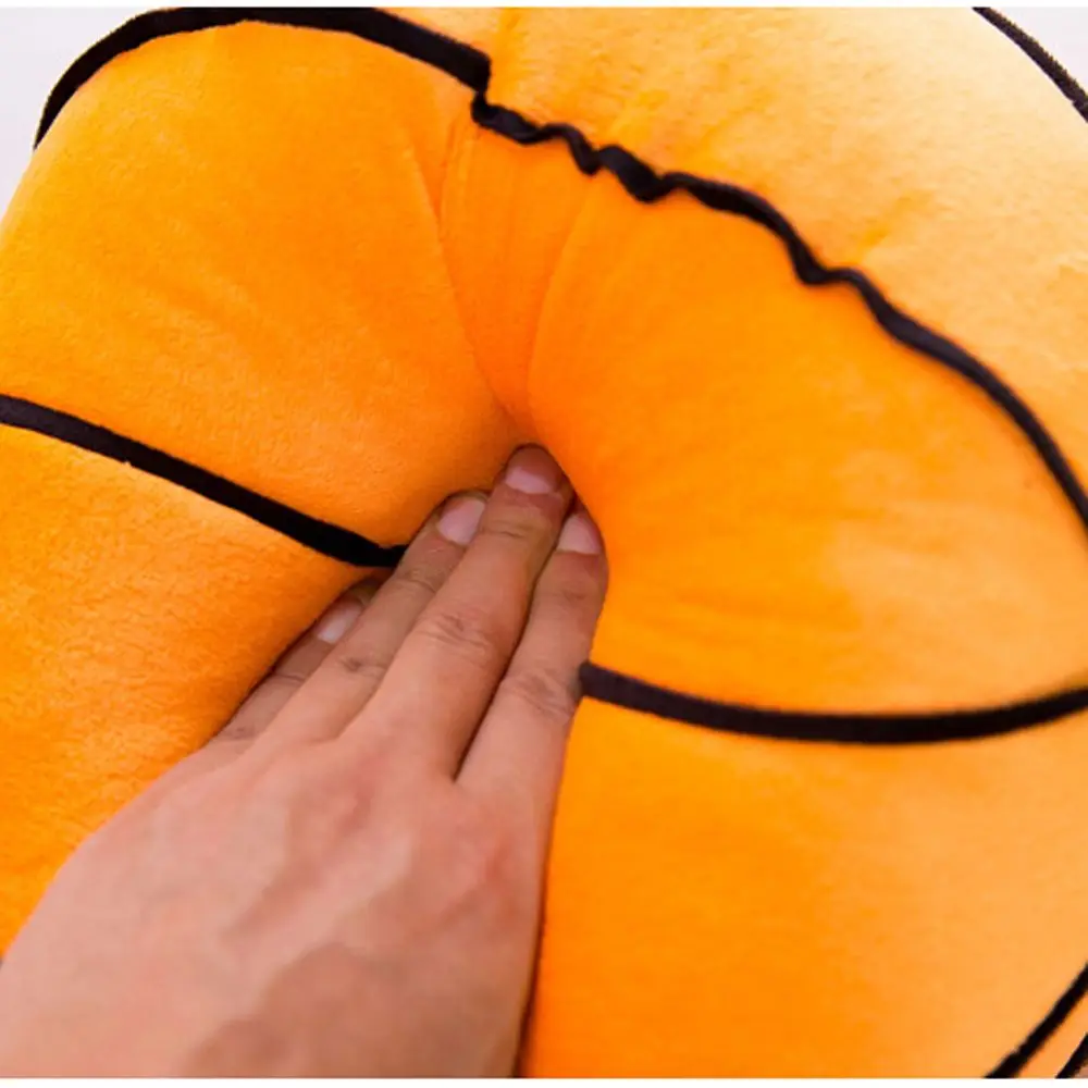 Gift Home Decor Kids Toy Nap Pillow Sofa Cushion Simulation Ball Plush Pillow Basketball Plush Toys Football Stuffed Toys