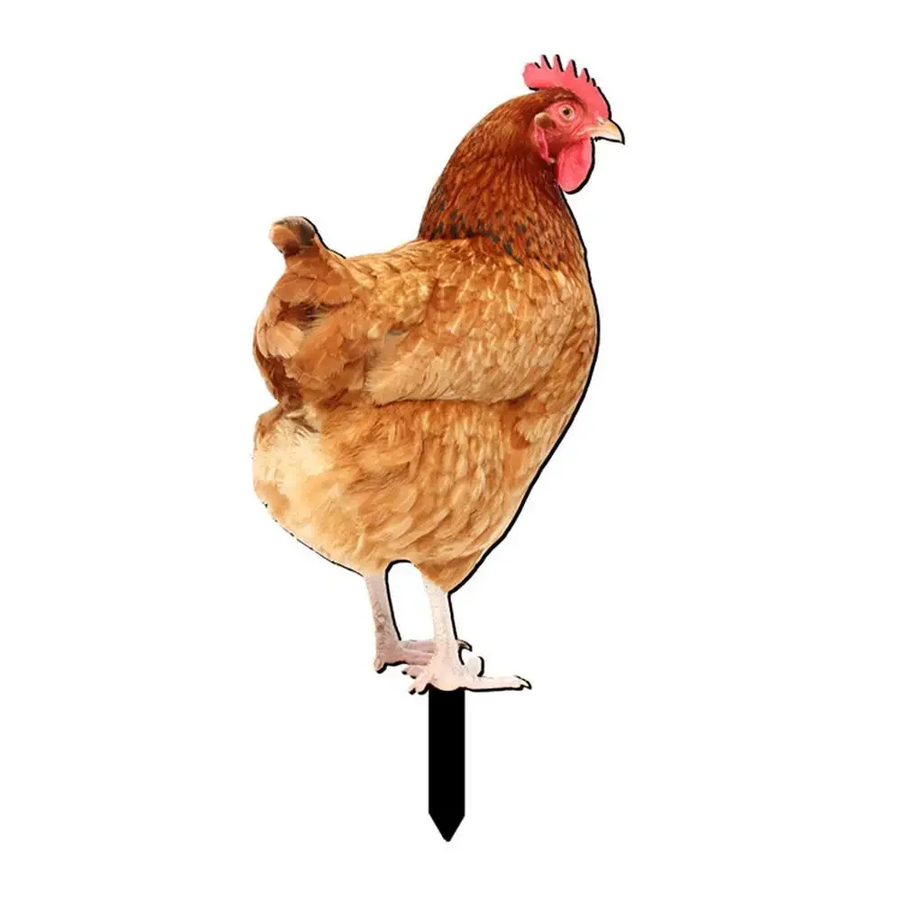 Easy Installation Yard Decor Decor As Shown Chicken Yard Decor Robust Material Vibrant Appearance Visual Appeal