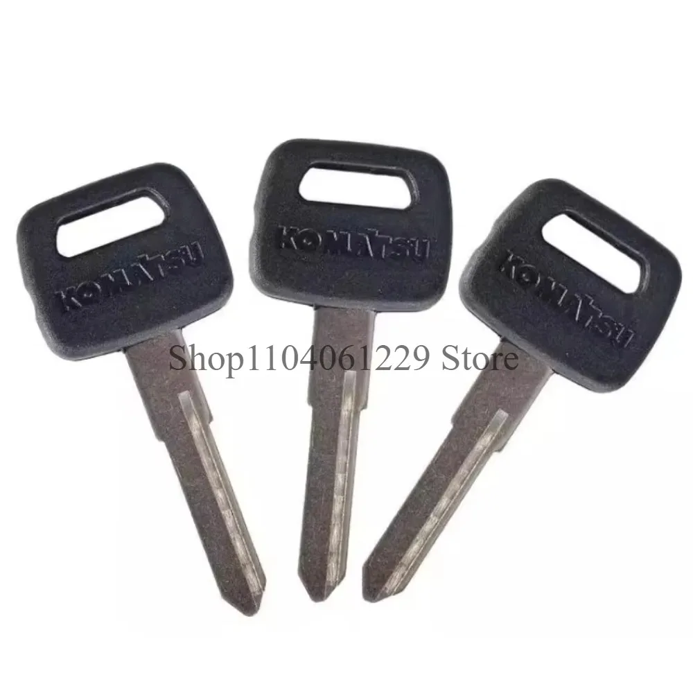 50PCS For Komatsu Excavator PC70 110 130 200 210 220 300 50 65 Open Door Ignition Key Excavator Accessories