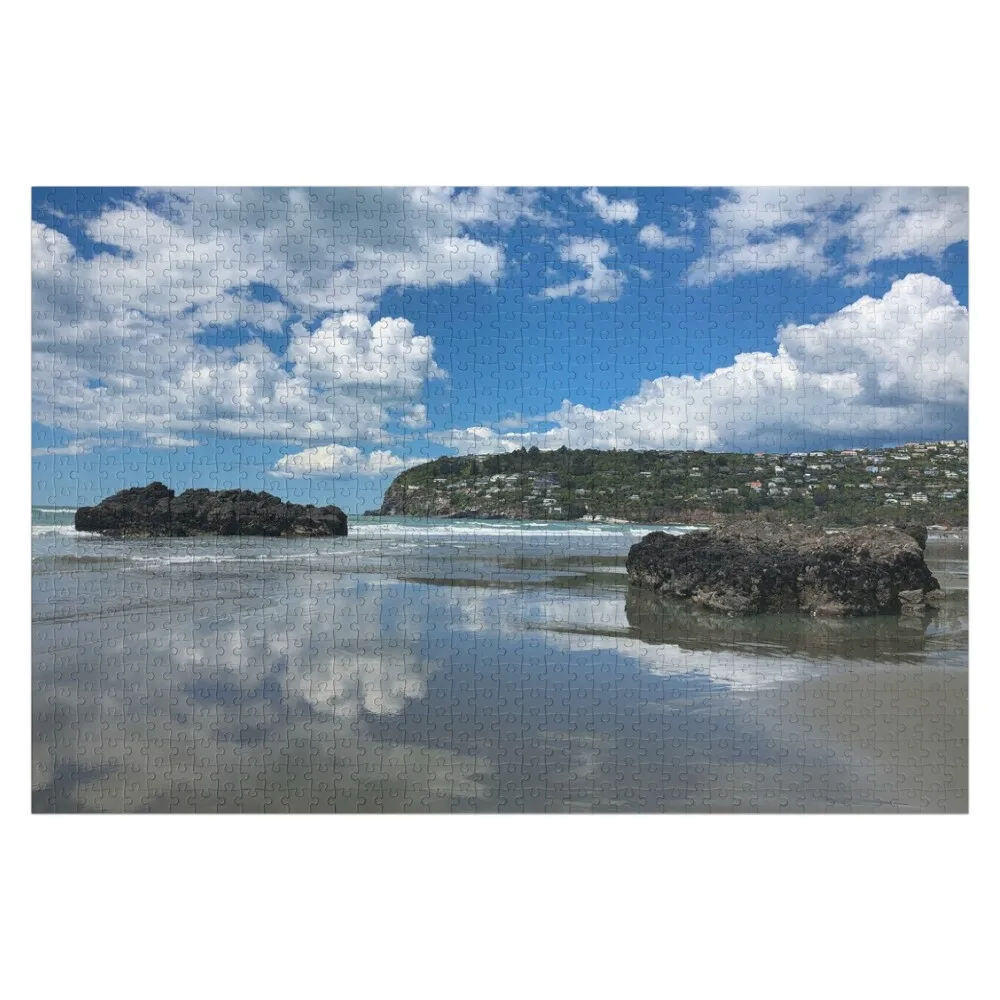 

Деревянный пазл Sumner Beach Christchurch с фото, персонализированный, для малышей, развивающая игрушка, пазл-конструктор