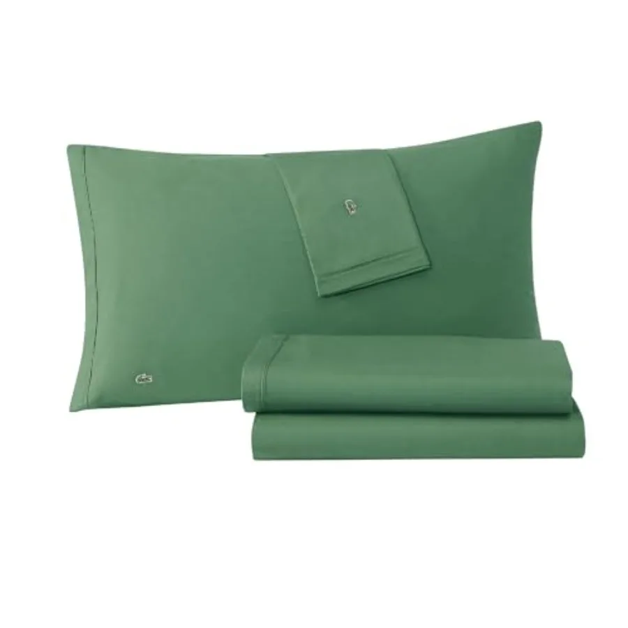 

100% Cotton Percale 4-Piece Sheet Set Crisp Cool Breathable All-Season Bedding, Oeko-Tex Certified, Soft Matte Finish, Durable