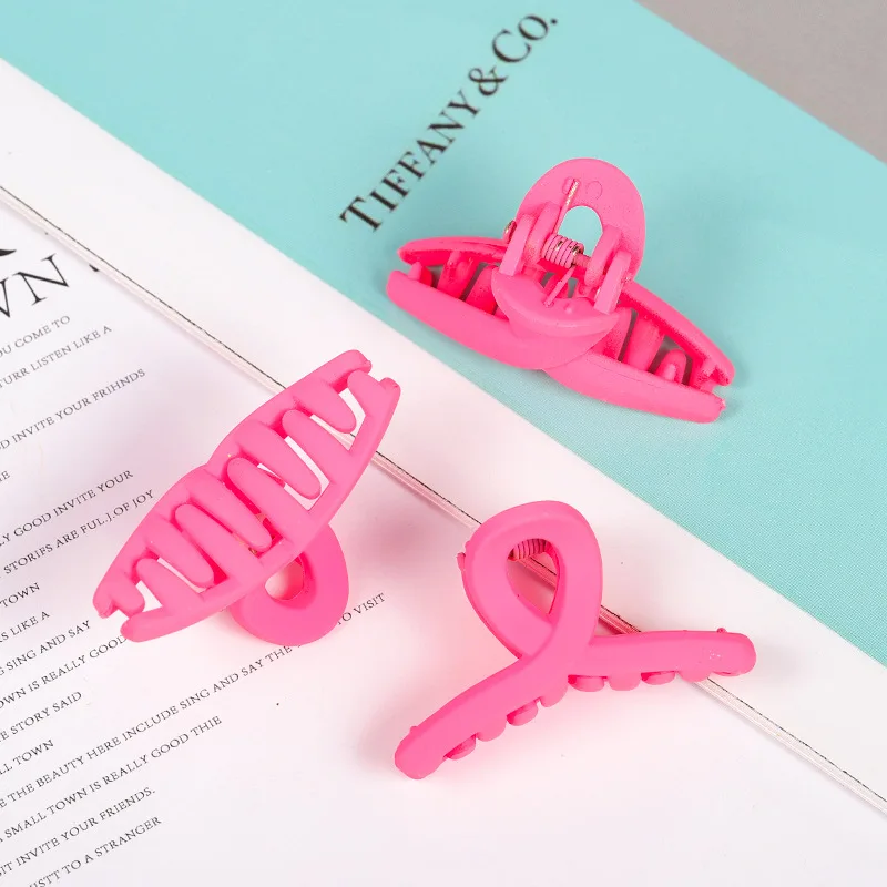 4 ซม.ใหม่สี 3 ชิ้น/เซ็ต Candy สีขนาดเล็ก CROSS Grip คลิป Hairpin Barrettes สําหรับเด็กผู้หญิงสาวอุปกรณ์เสริม Headwear