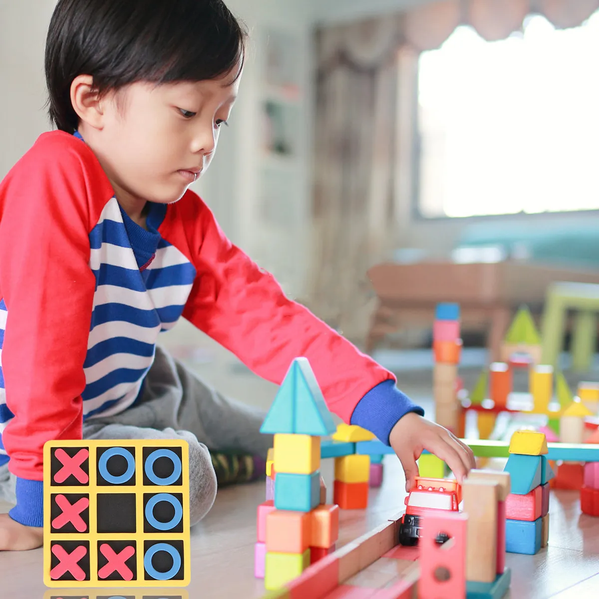 

1Set Multi-Color Puzzle Board Game Portable Cognitive Learning Kids Educational Parent Child Interaction