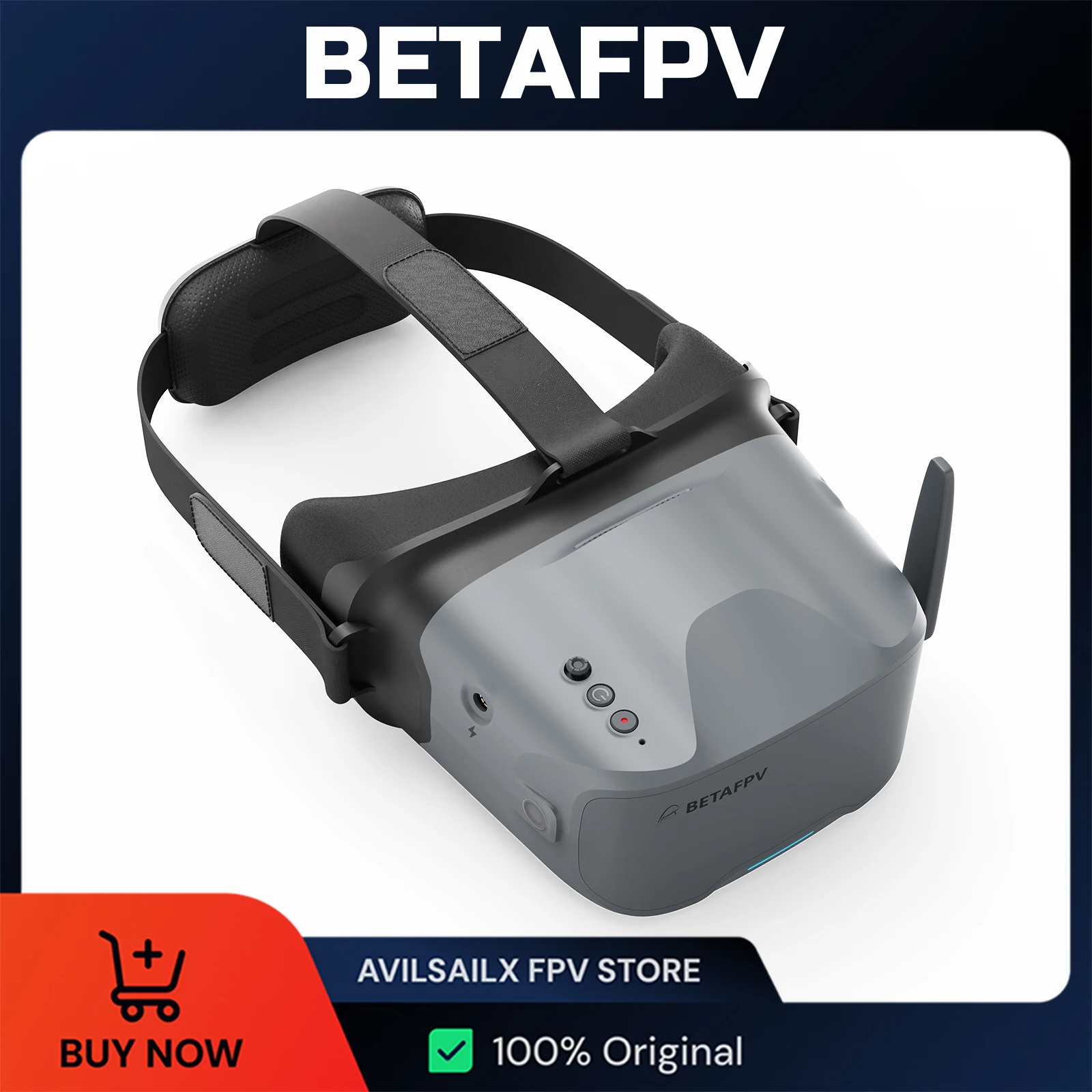 

Очки BETAFPV VR04 HD FPV с цифровой системой видеопередатчика P1 для гонок на дронах и фристайлов