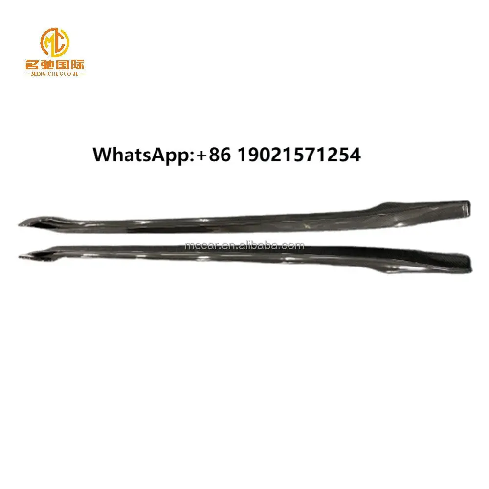 

Auto Accessories for Model 3 Side Skirts Carbon Fiber V Style Side Skirts Kit