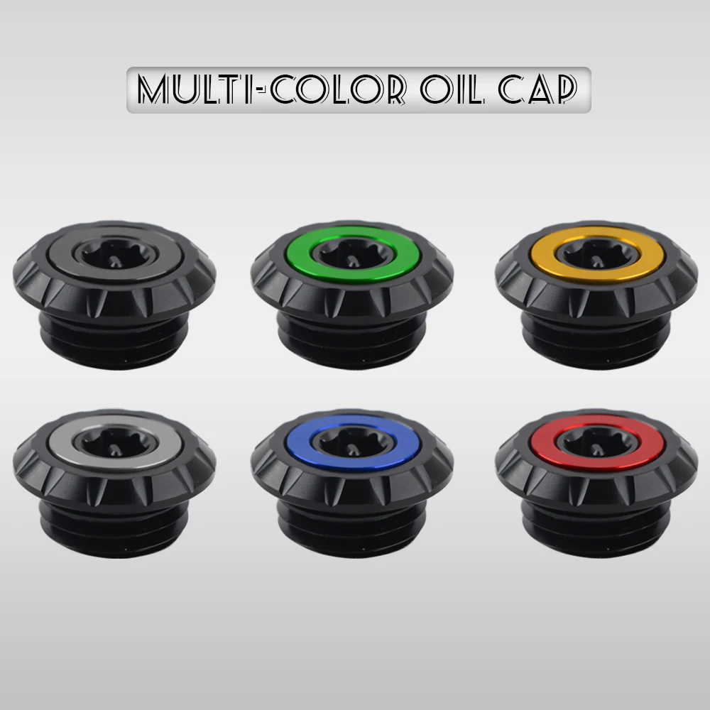 For YAMAHA YZF R6 R3 R1MT-07 MT-10 XJ6 XT660R XT660X XSR700 FZ8 FZ1 Motorcycles Anti theft Oil Filler Cap Engine Oil Plug Cover