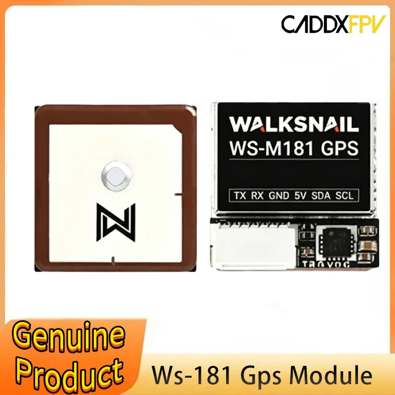 

Walksnail WS-M181 GPS M10 GNSS BUILT-IN QMC5883 Compass Ceramic Antenna for RC Airplane FPV Freestyle Long Range DIY Parts