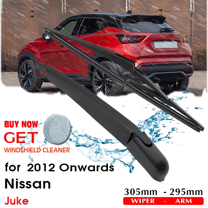 

BROSHOO Car Rear Wiper Blades Back Windscreen Wiper Arm For Nissan Juke Hatchback (2012-) 305mm,Windshield Auto Styling