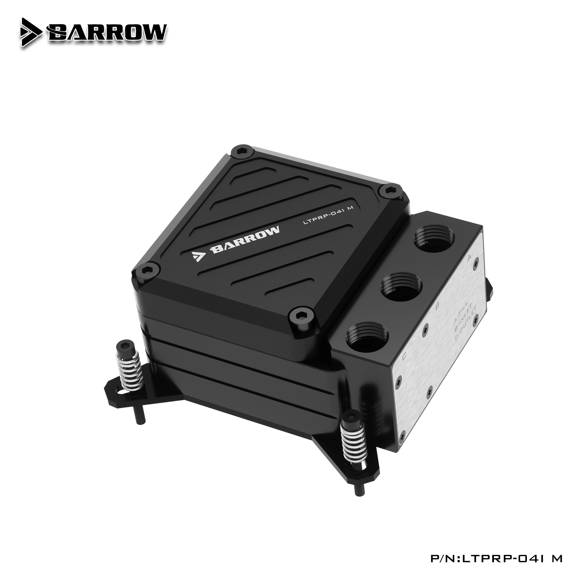 Barrow 10W PWM Water Cooler For AMD AM4 AM3/ Intel LGA 1700 1200 115X CPU Block Integrated Pump Water Tank Reservoir LTPRK-04I M