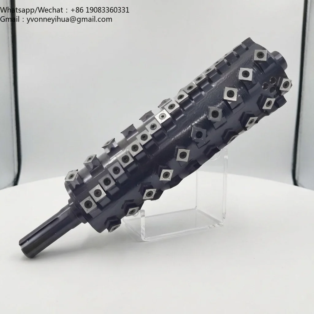 Woodworking Planer Cutter Helical Adjustable And Replacement Insert Spiral Shaft Sprial CutterHead