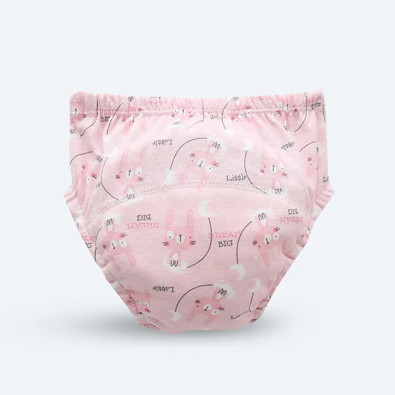 Baby Ecological Diapers Underwear Girl Nappy Learning Panties Children Washable Reusable Cloth Diapers Potty Training Pants