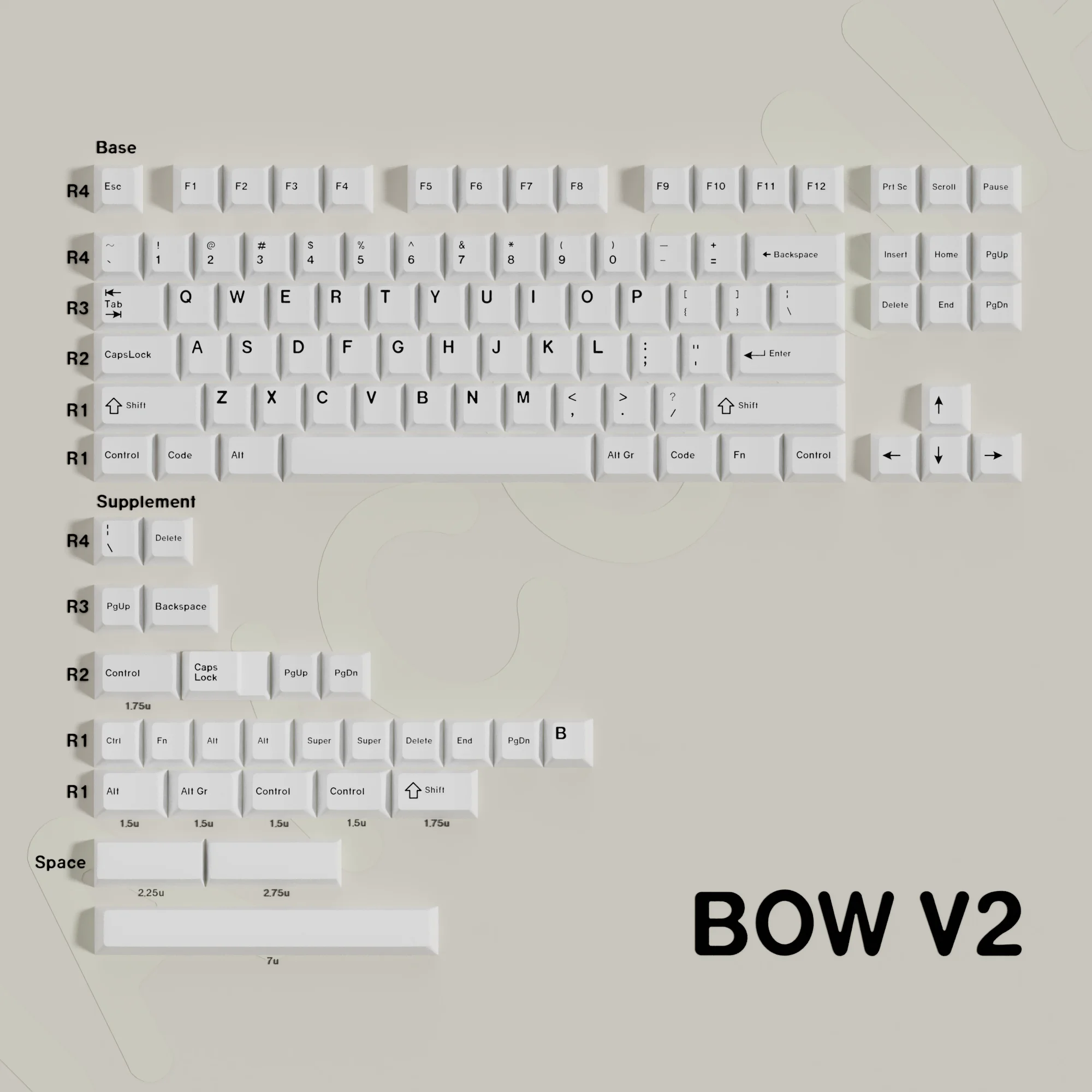 Aifei Keycaps Double Shot Cherry Profile ABS Big Set Split Alice Ansi Layout Paars Groen Key Caps Voor Wooting GMK Hi75 Schakelaars