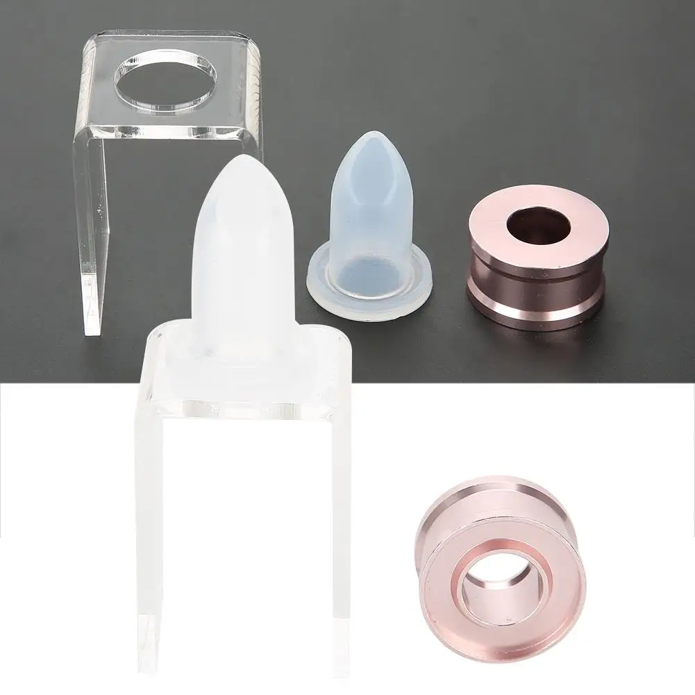 Silicone DIY Lipstick Mold Kit 12.1mm Tube Lip Balm Crafts Tool Stand