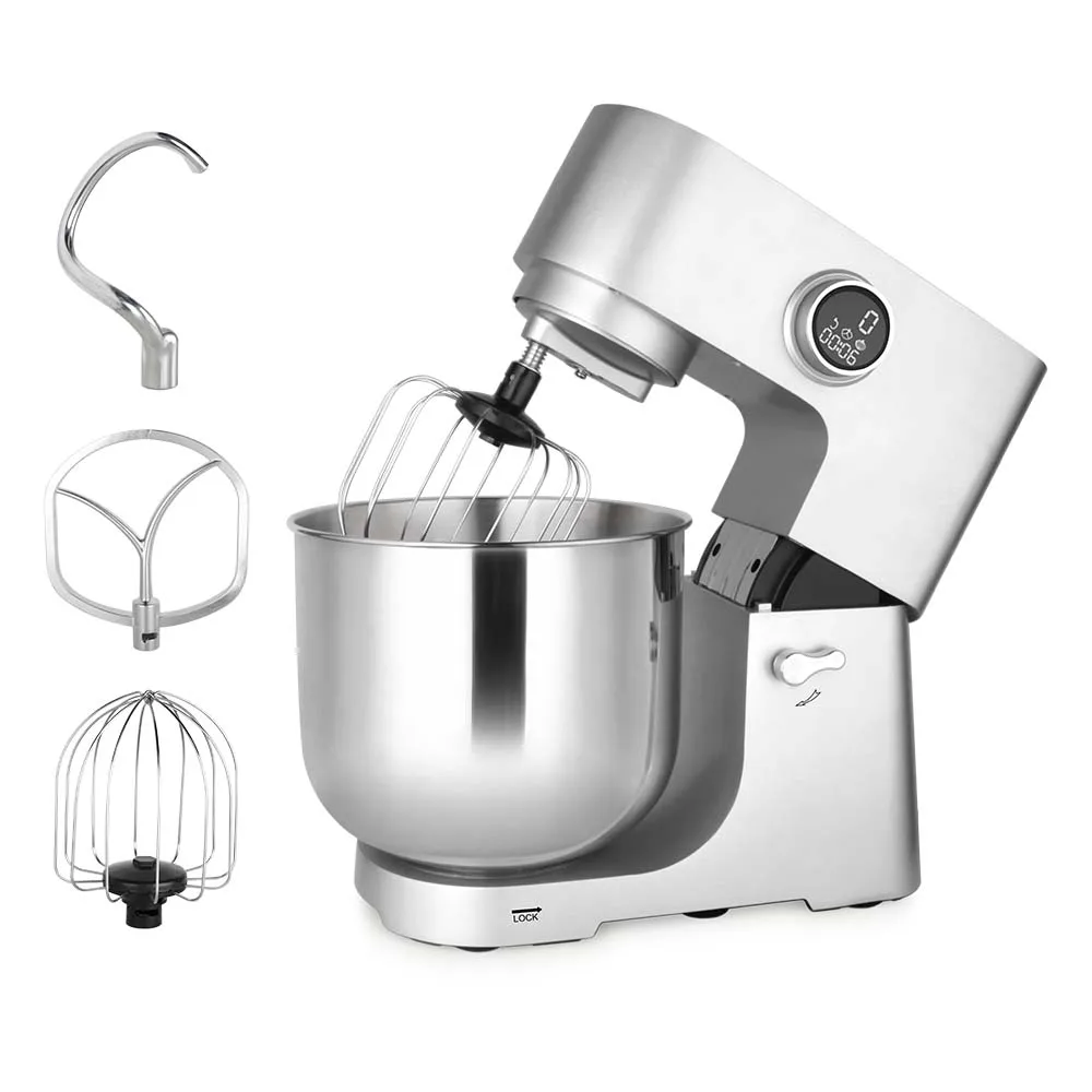 New 12 litre Metal Cast Large Capacity 2000w Powerful  Stand Mixer for Baking Cake Dough Kneading