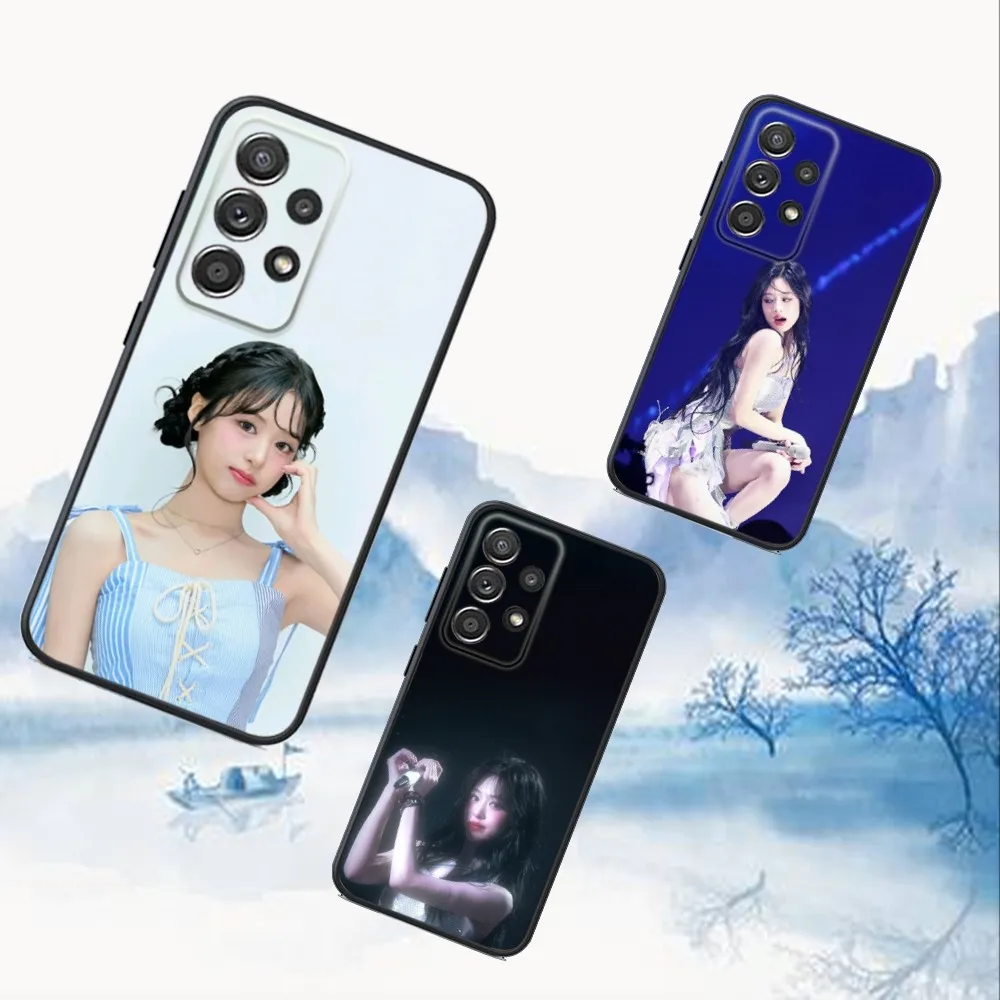 

A-Ahyeon Ghost Singer Phone Case For Samsung S25,S24,S21,S22,S23,S30,Ultra,S20,Plus,Fe,Lite,Note,10,9,5G Black Cover