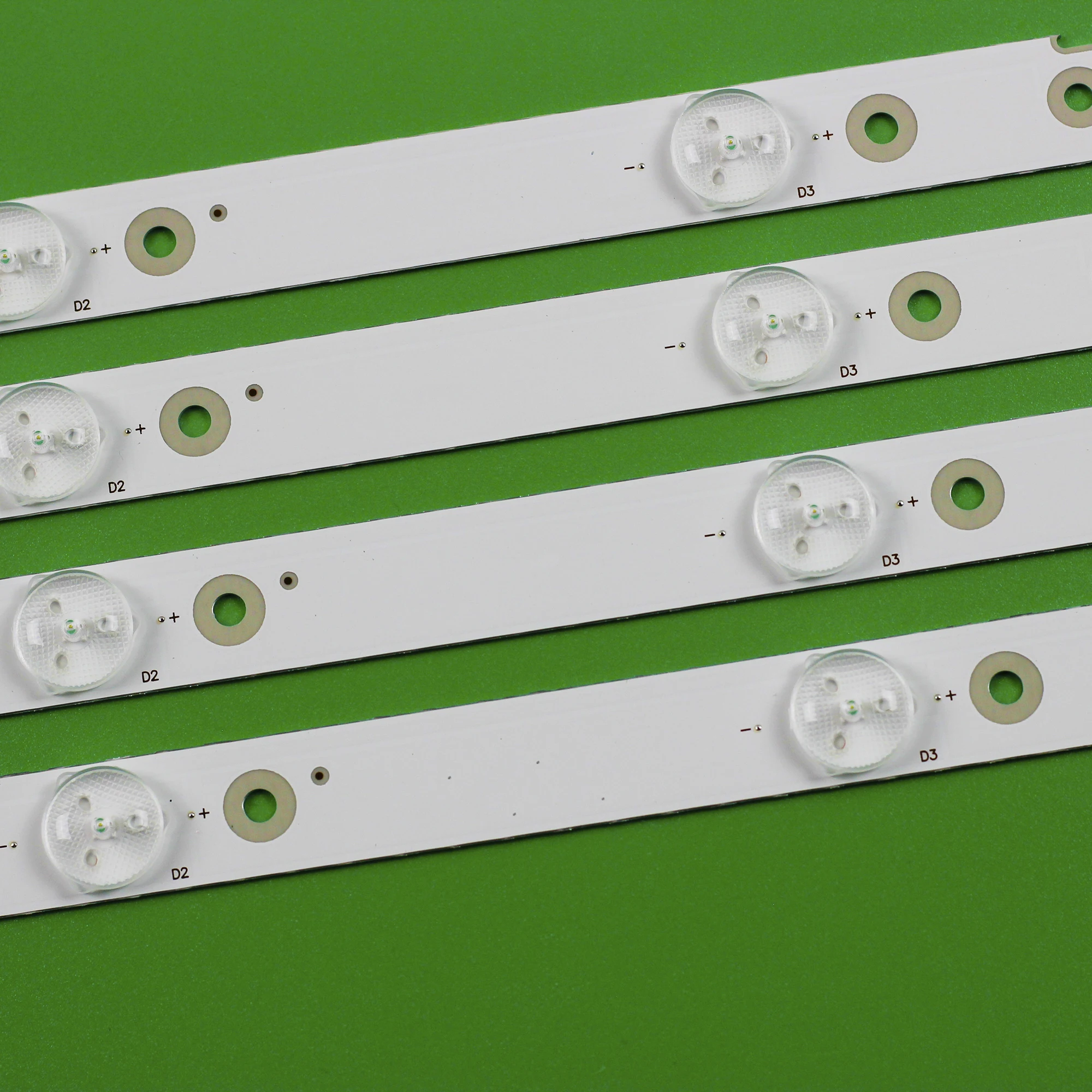 ใหม่ 8 ชิ้น/ชุด LED แถบสําหรับ 43 TV CRH-A 4330300104 L6CN Rev1.0 และ CRH-A 4330300105 R6CN Rev1.0 7710- 643000 -L100 7710- 643000 -R100