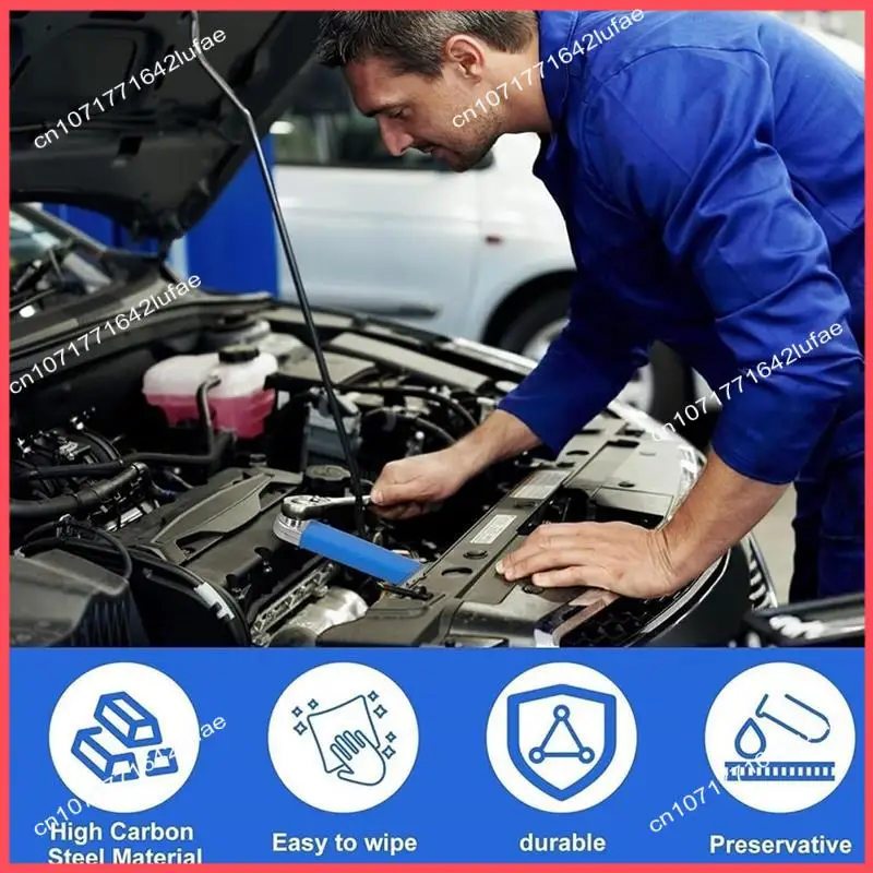 B52C Impact Ready Offset Extension Wrench Tight Reach Set With 1/2 Inch,1/4 Inch And 3/8 Inch Drive Adapters For Tight Space Dur