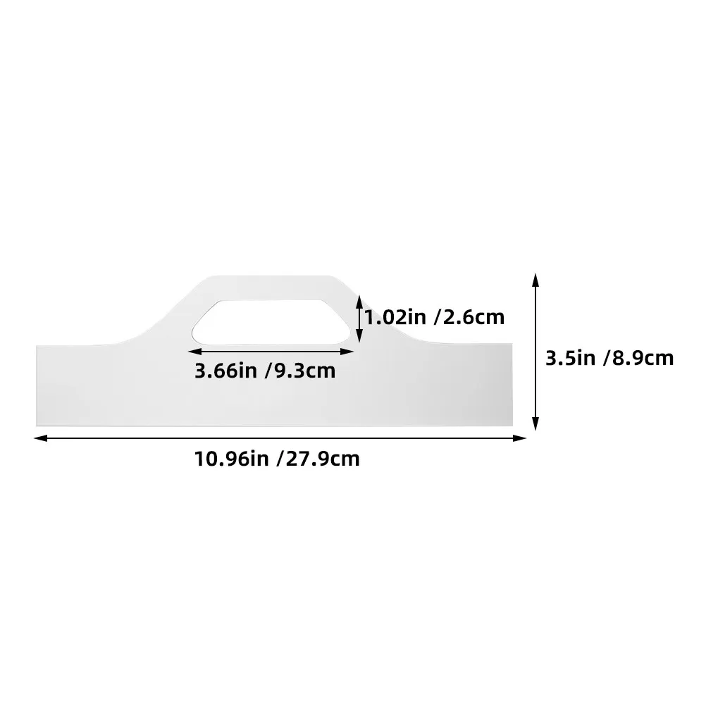 2Pcs Charcuterie Board Acrylic Cutting Board Handle Router Templates Guide Tools for Kitchen Woodworking Stencils Tracing