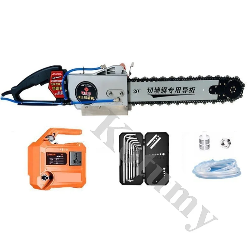 Reinforced Concrete Stone Wall Cutting Machine Door Cutting Machine New Dust-free Wall Saw High-power Cutting