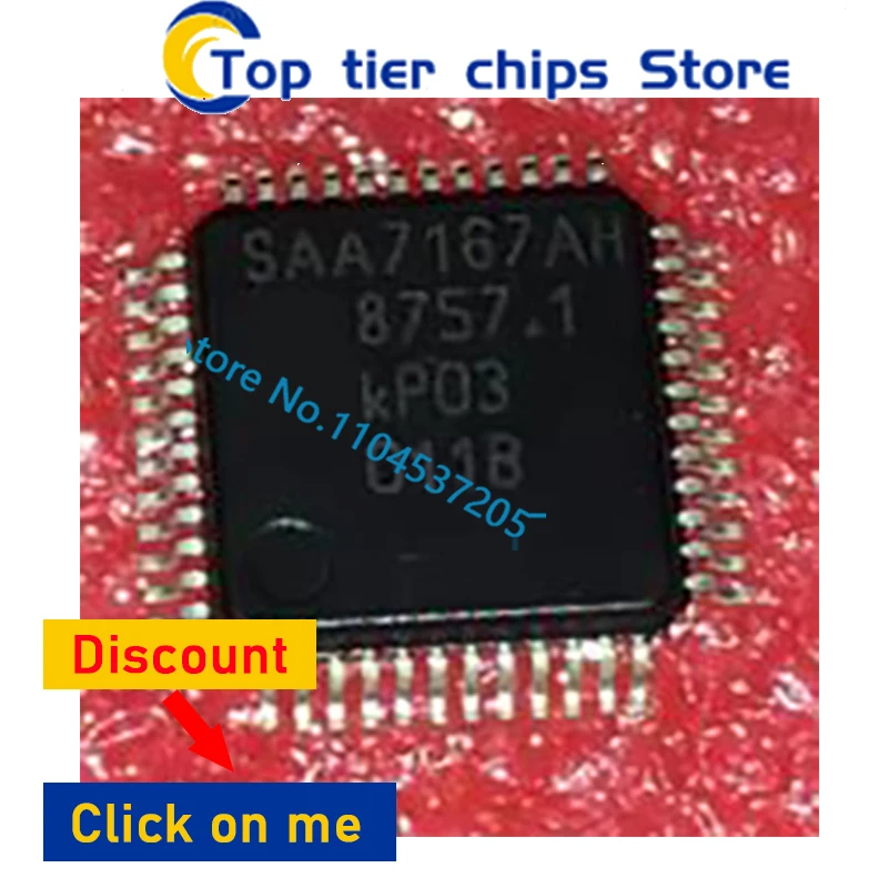 1pcs SAA7167AH SAA7167 SAA7167A QFP48 SAA7167H 7167  new original In Stock