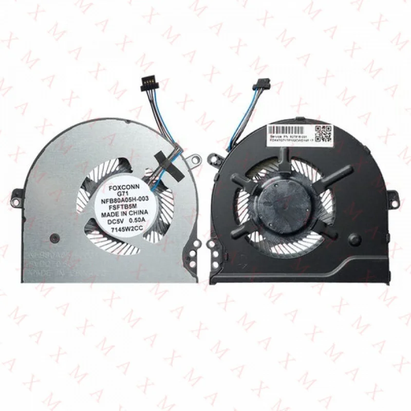 

LL 927918-001 ДЛЯ HP Pavilion 14-BK 14-BP 15-CC 15-CK Вентилятор охлаждения процессора ноутбука