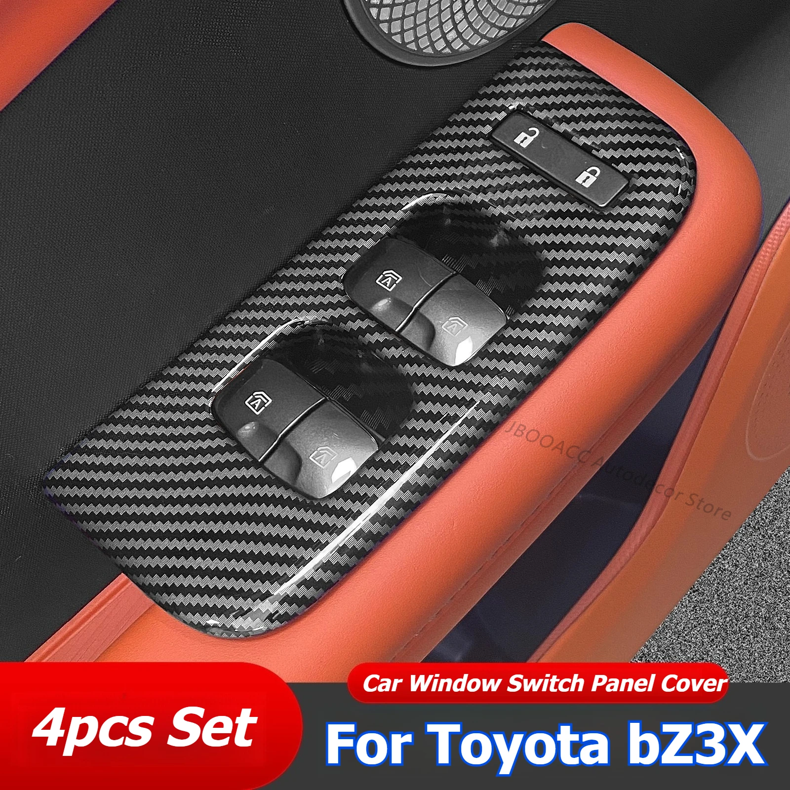 

Для Toyota bZ3X 2024 2025 ABS автомобильная панель переключателя окна, накладка на дверь, защита от царапин, защита из АБС-пластика, аксессуары для стайлинга автомобилей