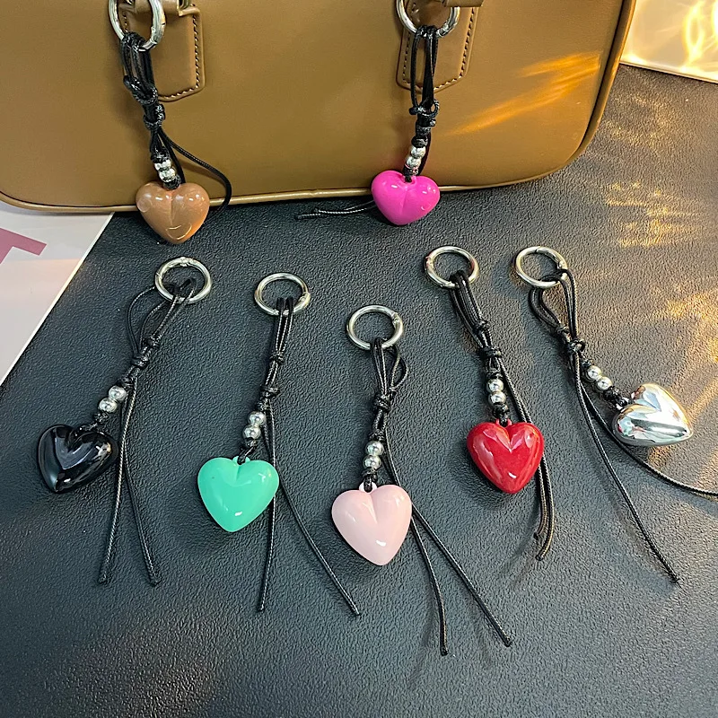 

Ins Blogger's Same Love Bag, тканая веревочная подвеска, высококачественная сумка серии MIU, подвесной веревочный брелок, подвеска для iPhone 17, аниме, ремешок