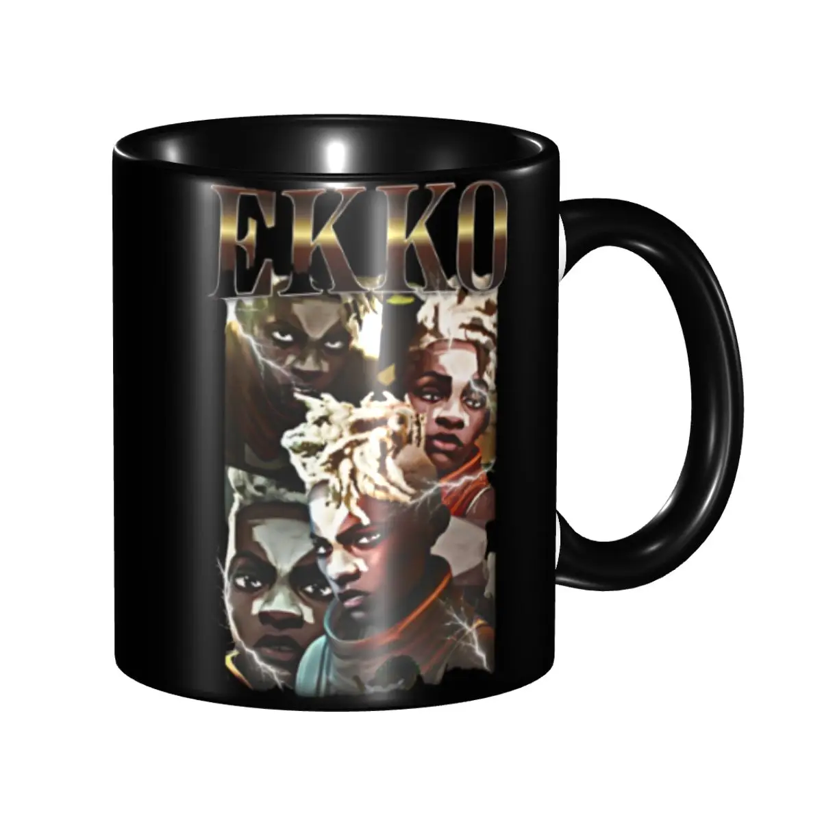 Arcane Ekko Arcane Game Gaming Merch Coffee Mug Kawaii Cup Gift