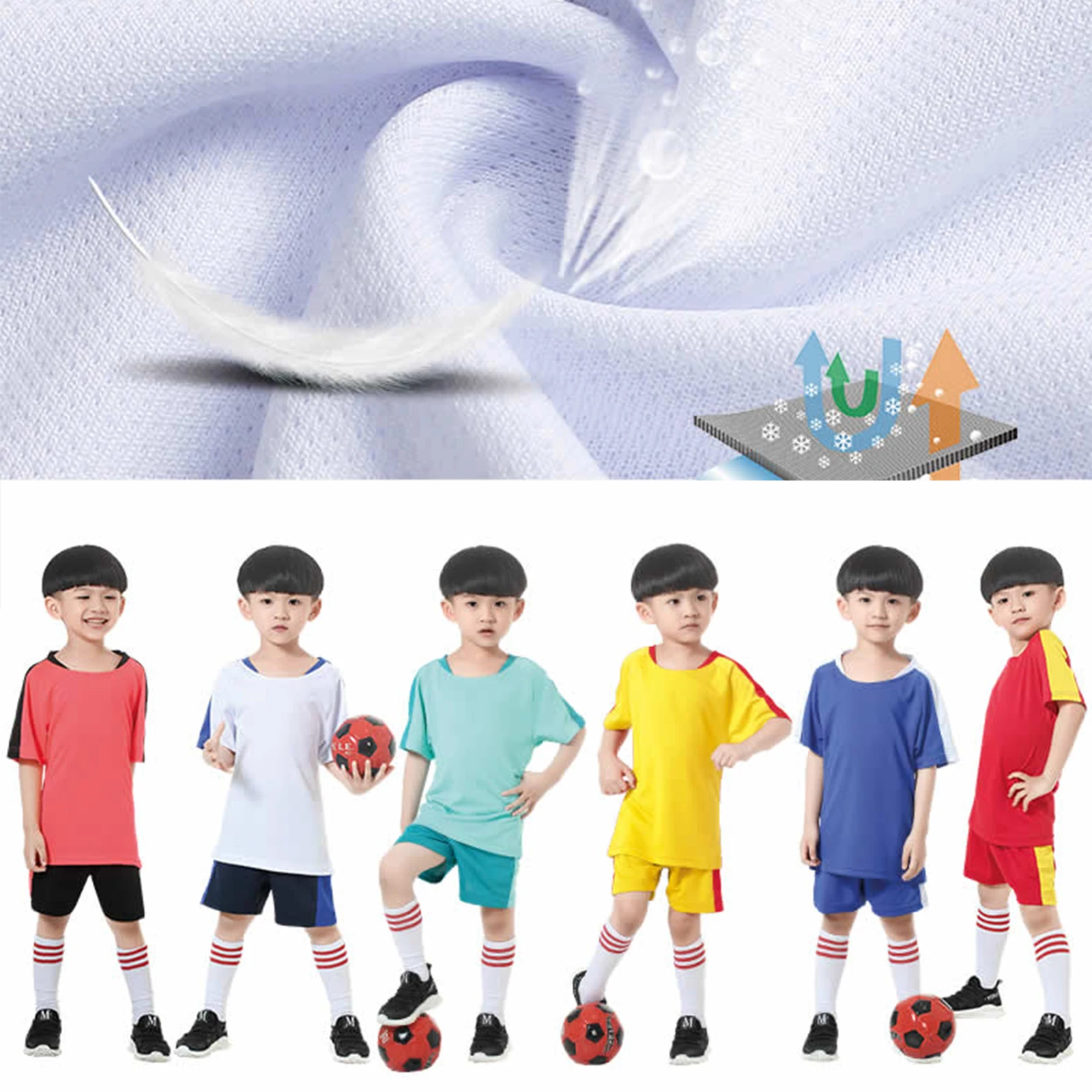 Vêtements de sport d'entraînement de basket-ball pour enfants, combinaisons de course de football, kits d'exercice personnalisés, ensemble de gymnastique, garçon, fille, fabricant de ballon, été