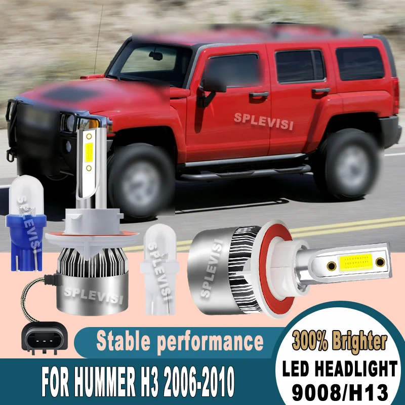 

Fast Heat Dissipation 300% Brighter Than Halogen for Safer Night Driving LED HEADLIGHT For Hummer H3 2006 2007 2008 2009 2010