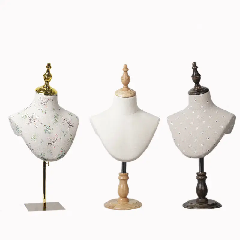 Display Stands Chest Model Rack Props can be inserted With Necklaces,Scarves,Room Decoration Accessory,Solid Wood Bases AT371