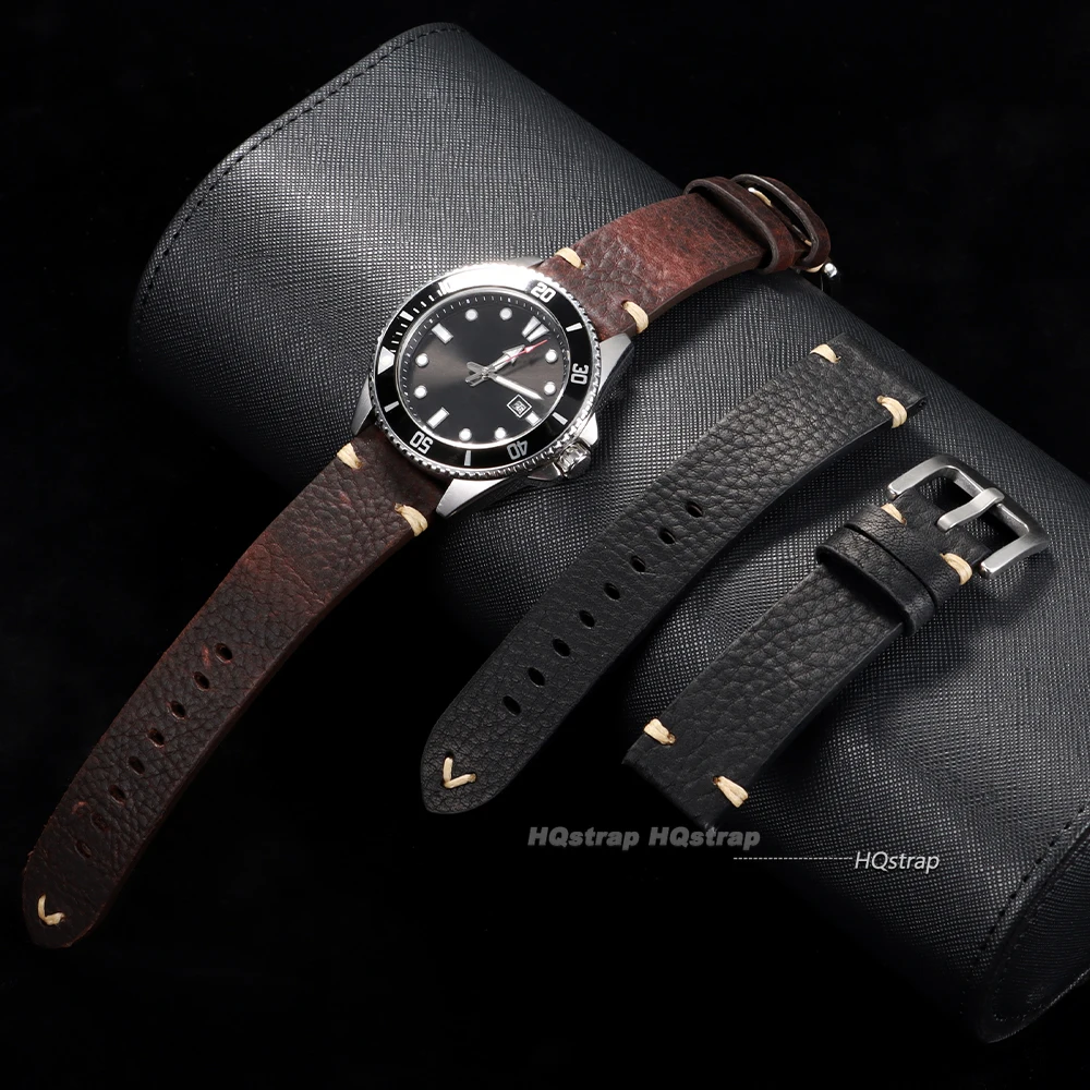 Bracelet en cuir de vachette f - Smartwatch Id avis et prix
