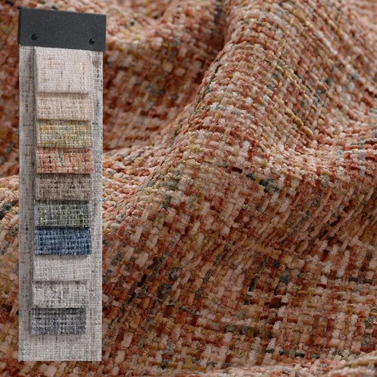 100% Polyester Chenille Upholstery Fabric Monet Style Woven Sofa Cushion Chair Cover Thick Furniture DIY Sewing Textile By Meter