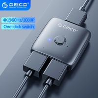 ORICO HDMI Switcher 4K Bi-Direction 2.0 HDMI Switch 1x2/2x1 Adapter 2 in 1 Out Converter for PS4/5 Xiaomi TV Box HDMI Splitter