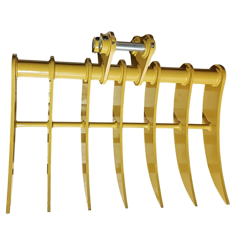 

For Sea Shipping CustomizedRainbow Home Use Mini Excavator Accessories Bucket Rake Ripper Auger Q345B NM400 Material 1-80T Suita