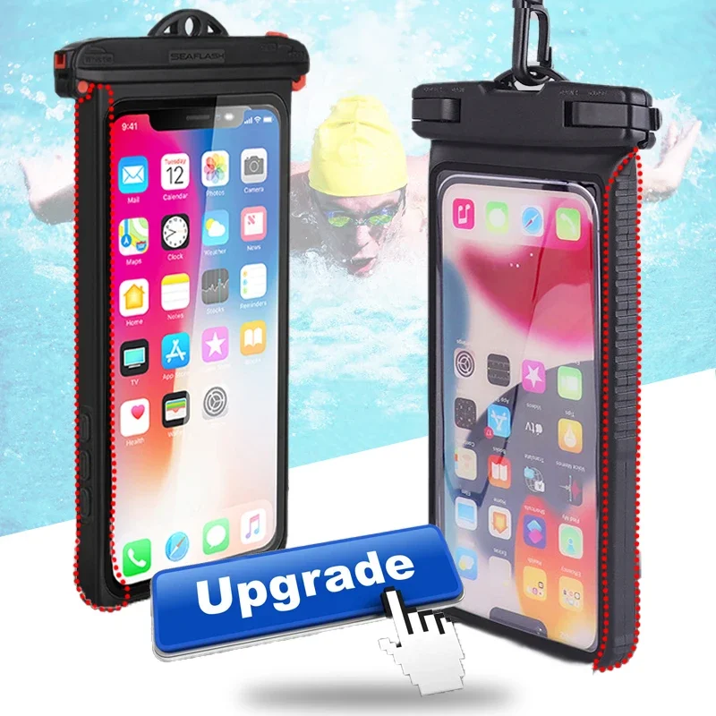 

Водонепроницаемая подводная сумка для телефона, 7,0 дюйма