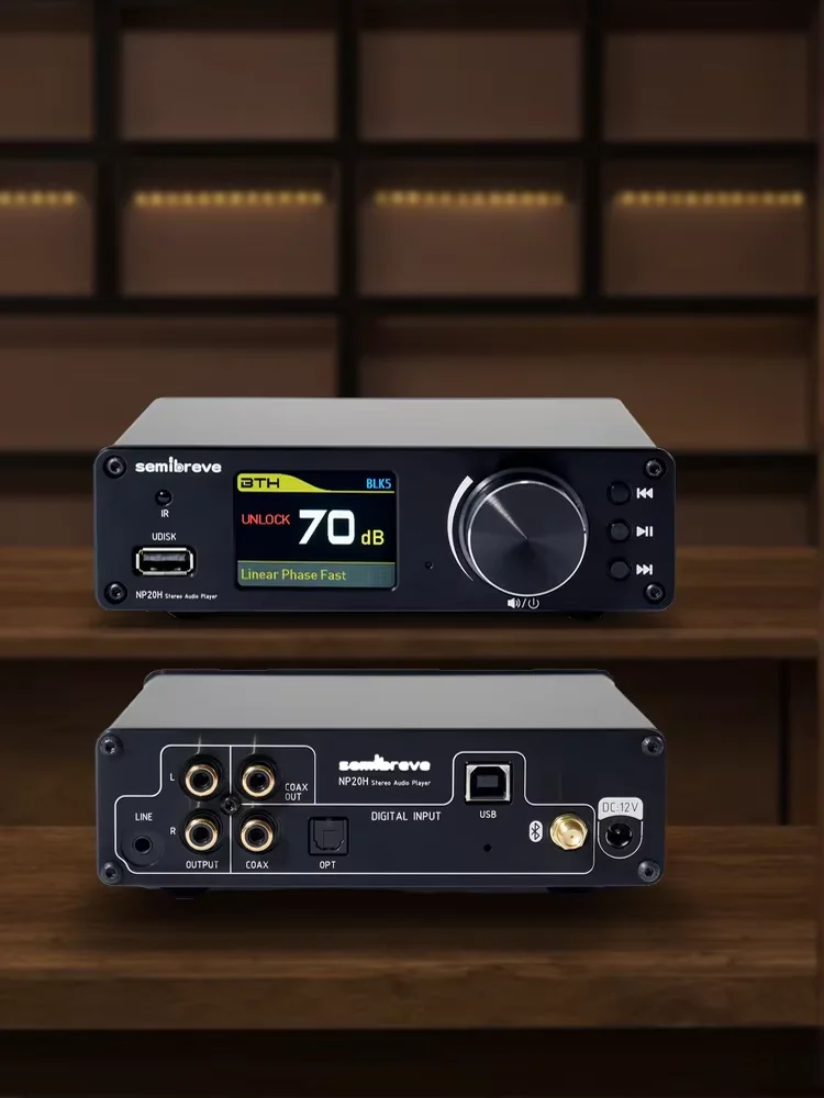 New Semibreve NP20H lossless playback decoding headphone amplifier dual parallel ES9039Q2M full format