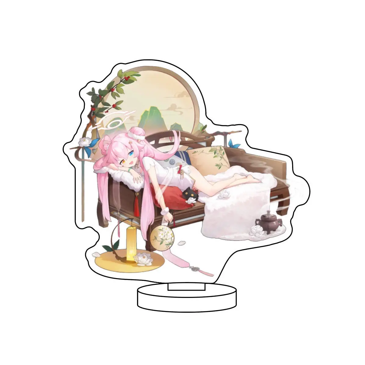 أنيمي الأزرق الأرشيف تاكاناشي هوشينو Sunaōkami Shiroko Mutsuki الاكريليك حامل نموذج زخارف مكتب الدائمة علامة فين هدية