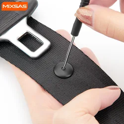 MIXSAS Car Safety Seatbelt Stopper Buckle 310 Vehicle Seat Belt Spacing Limit Stop Clips Anti-slip Buttons Retainer Auto Tools