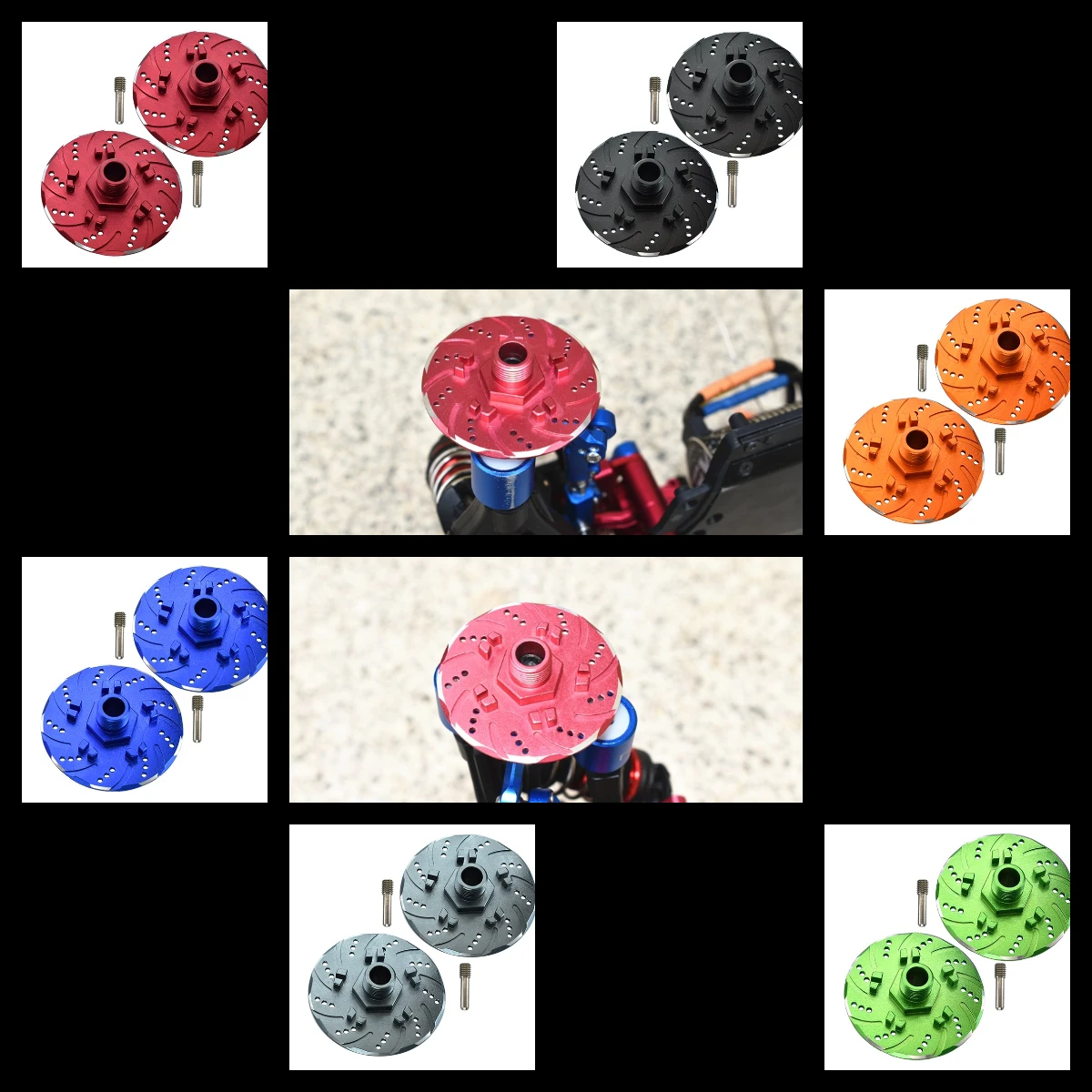 

GPM Alloy +6mm Hex With Brake Disk & Silver Lining For ARRMA 1/7 Infraction 6S