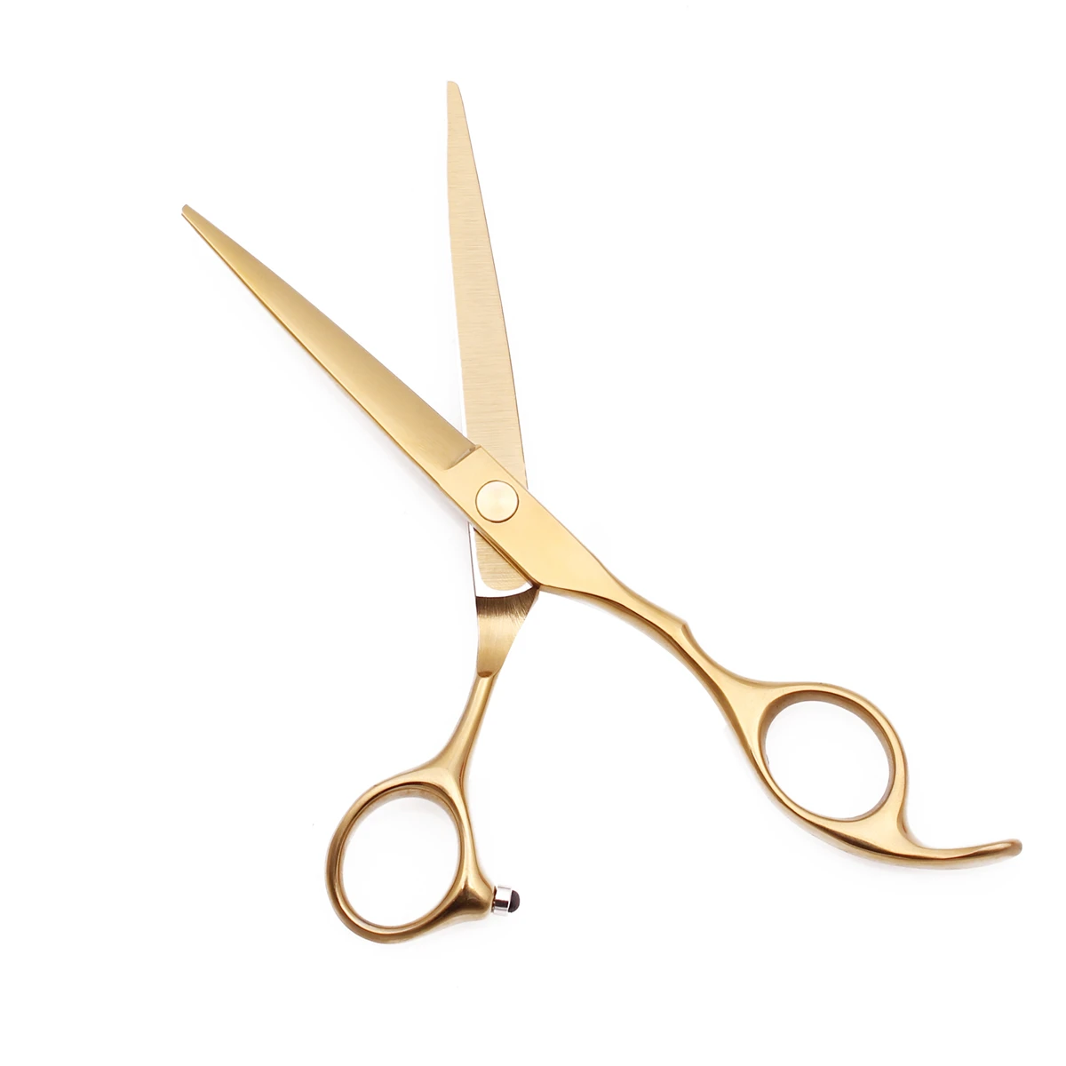 1Pcs 5.5\'\' Hair Scissors Barber Shop Professional Hairdressing Cutting Scissors Hairdresser Japan 440C Steel Shears Gold C888