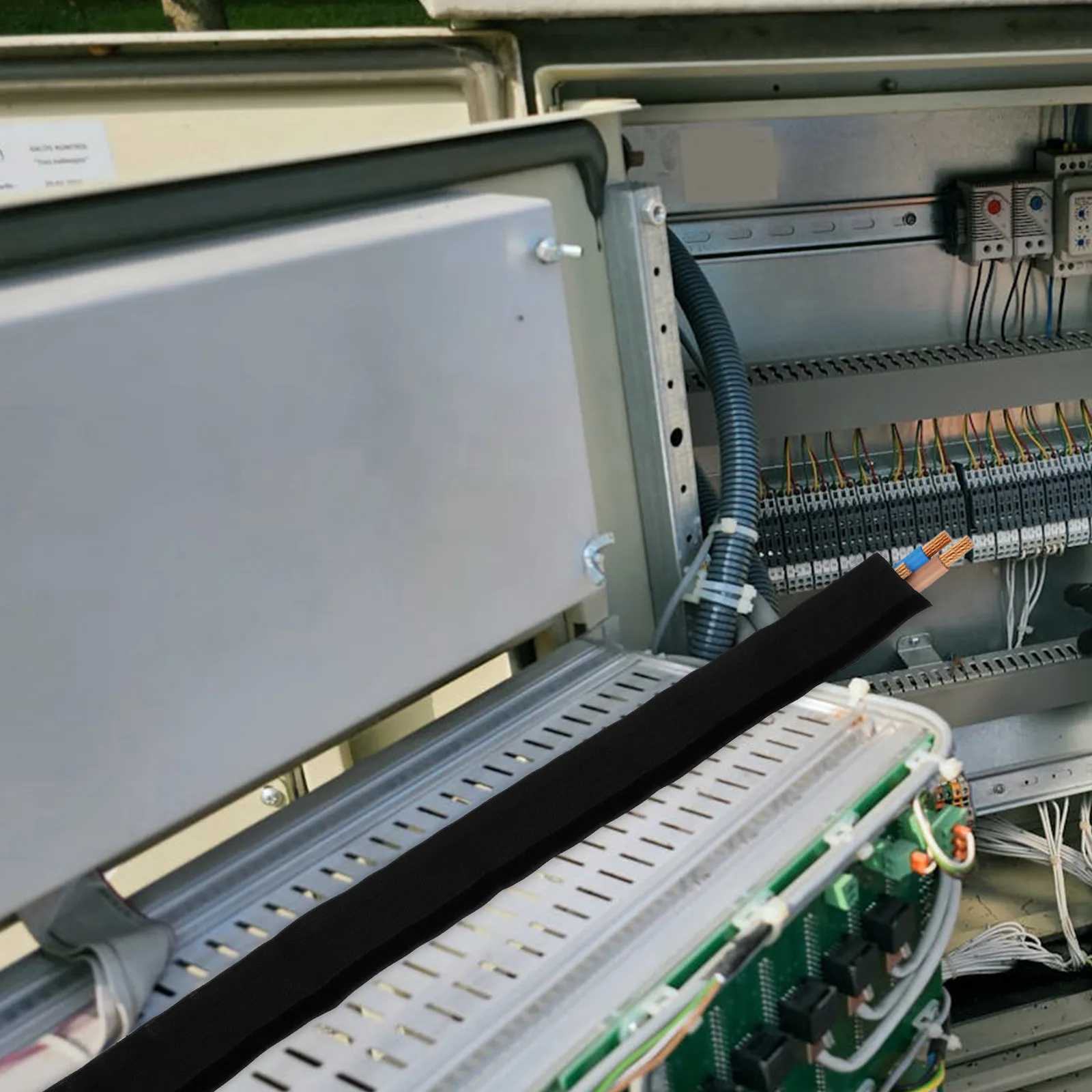 

Tape Wire Protector Sleeve 20Cm 30Cm 40Cm Nylon Braided Cable Management Tube For Cord Organizer Pc Office Cable Sleeves