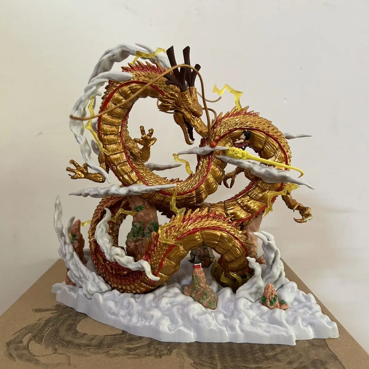 Dragon Ball Shenron YoYo Goku GK фигурка аниме статуя маленькая модель орнамент подарок для парня Dragon Ball Shenron YoYo Goku GK фигурка аниме статуя маленькая модель орнамент подарок для парня