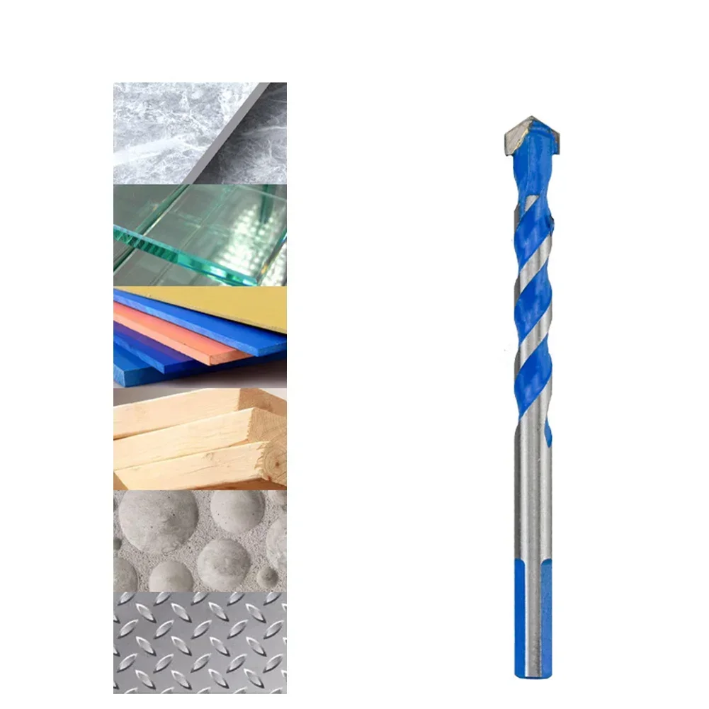 1 pz 3/4/5/6/10/12mm Punta da trapano per vetro metallo punta da trapano piastrelle cemento mattoni legno punzonatura foro apertura utensili elettrici accessori