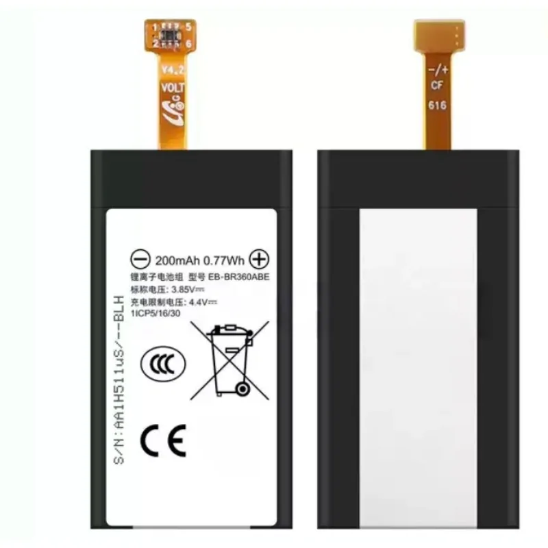 Replacement battery EB-BR360ABE EB-BR365ABE for Fit2/R360 fit2pro/R365 SM-R360 smartwatch 200mAh New