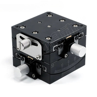 High precision angle table GSX/GSY40-40/60 cross roller guide displacement arc worm gear slide table