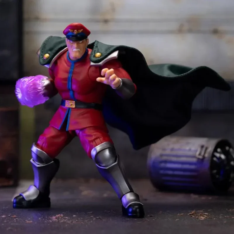 Gra Street Fighter II M. Bison Figurka akcji Zabawki Street Fighter II: Świat Wojownik Figurki Anime Model Urządzenia peryferyjne Prezent