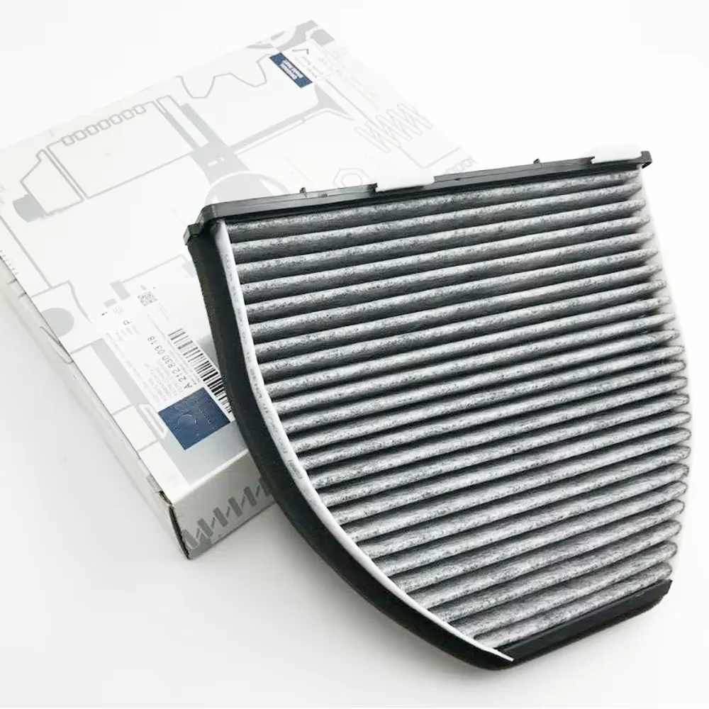 Cabin Air Filter For Mercedes-Benz W204 W212 C207 2128300318 Car Replacement Cooling System Activated Carbon Air Filter Calm